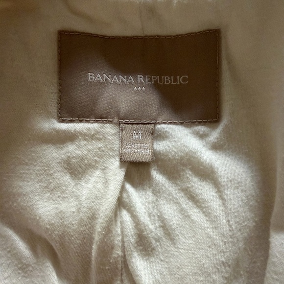 Banana Republic Women's Cream Bomber Jacket - Picture 5 of 5